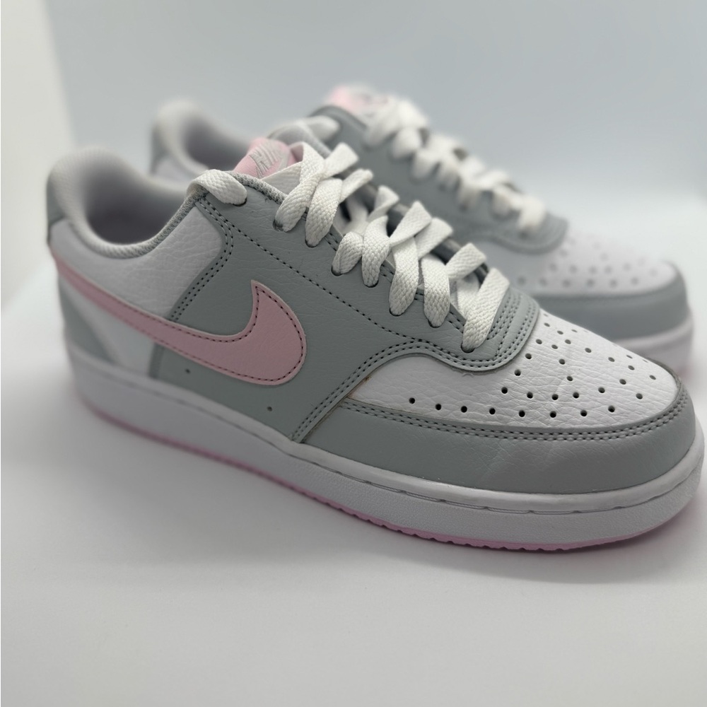 Nike Women’s Court Vision Low Sneaker - Picture 1 of 8
